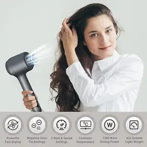 Yeni saç kurutma makinesi fırçası 5 1 profesyonel saç Blower fırça saç kurutma makinesi dönen sıcak hava tarak bukle makinesi Styler fön makinesi