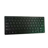 Top-Seller K1000 Kabelgebundene Tastatur USB Mini Dünn Kompakt 78 Tasten Computer Tastatur für Büro-PC