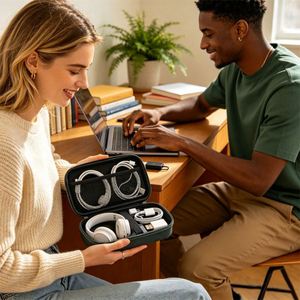 Nouvelle trousse de rangement portable pour accessoires électroniques numériques, avec fermeture éclair, logo personnalisé, pour voyages et gadgets - Product Image 6
