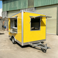 Camion de restauration rapide à toit rond, service OEM, camion de crème glacée, fumoir BBQ, remorque alimentaire avec système d'eau, certifié VIN