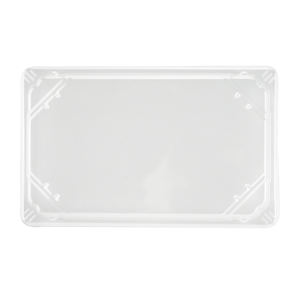 Plateau à sushi jetable d'excellente conception, plusieurs tailles avec couvercles transparents Plateau noir de 15 oz pour la nourriture pour les restaurants et la maison - Product Image 2