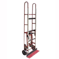 Carretilla de Mano para Equipo de Construcción de Acero con Capacidad de Carga de 200 kg, Diseño para Subir Escaleras, Plegable, de Cuatro Ruedas, de Aluminio, OEM