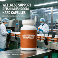 Soutien bien-être : Capsules dures de champignons Reishi
