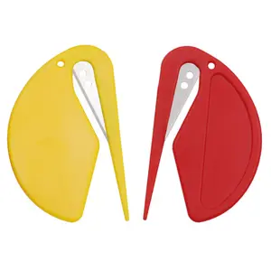 sevimli kesici satış Suppliers-Sıcak satış yeni tasarım Mini cep kesim süt çanta bıçak güvenlik bıçağı karton kesici