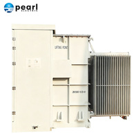 Transformateur de distribution de puissance immergé dans l'huile triphasé Pearl Electric 500-2500 KVA 60Hz monté sur socle