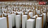 Pierre de marbre blanc nano G7, pierre de marbre blanc nano de Chine, plateau de table en marbre blanc