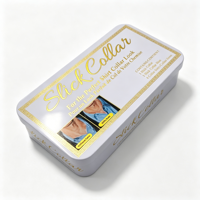 Boîte en étain rectangulaire à charnières de qualité alimentaire pour chocolat, accessoires électroniques, emballage cadeau et bijoux avec option de logo personnalisé