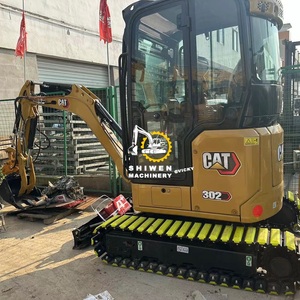 แผ่นยางรถขุด CAT302ขนาด2ตันของญี่ปุ่นใช้แล้วติดตั้งหนอน302 303 301.7 304 303.5ขนาดเล็กพร้อมหัวแม่โป้งไฮดรอลิก - Product Image 3