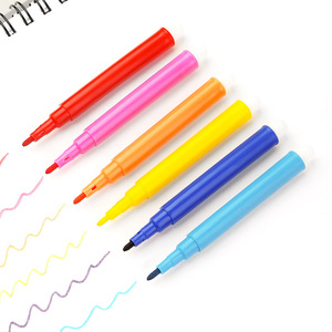 Werbe Mini Kunststoff bunte Aquarell Stift 12 Farben Marker Stift für Kinder Graffiti Malerei - Product Image 2