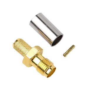 Coaxial RF <strong>connector</strong> SMA-<strong>K</strong>-3 female pin crimping 50-3 line LMR200 RG58 RG141 line - Product Image 4