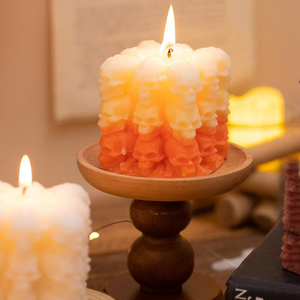 WELLNESS Hallowmas Design Decor <strong>Candles</strong> Handmade <strong>Skull</strong> Pumpkin Magic Cube Bubble Natura Essential Oils Soy Wax Scented <strong>Candles</strong> - Product Image 6