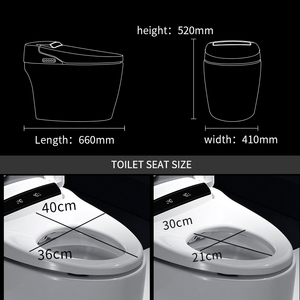 Vendas Diretas da Fábrica Louças Sanitárias Automáticas Wc Electric Bidé WC Bowl Floor Mounted Banheiro Inteligente Inteligente WC - Product Image 5