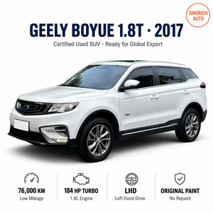 Geely Boyue X SUV Usado, Volante a la Izquierda, Automático, Tracción Delantera, 1.8T, Bajo Kilometraje, Listo para Exportar, 2021 2022, Gasolina - Product Image 1