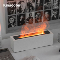 Ultrasons Maison Arôme Flamme Parfum Humidificateur D'air Simulation Flamme Humidificateur Lampe Diffuseur D'huile Essentielle