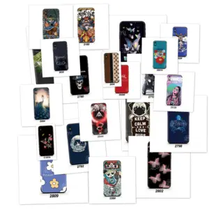 Impressão UV personalizada Mobile Back Skin para Samsung Galaxy A03 A13 A05S A54 A24 5G 3D Relief Phone Adesivos Pele traseira do telefone móvel