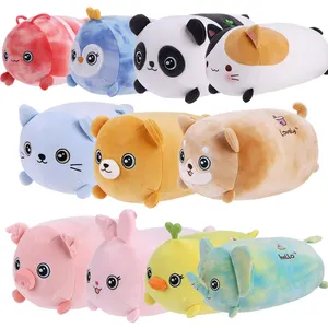 Simpatici animali di peluche giapponesi cuscino peluche cartone animato Squish peluche cuscino gatto orso giocattoli