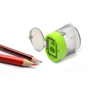 Vendita calda della fabbrica per bambini a mano piccolo compatto doppio foro colore temperamatite per doppio holepencil - Product Image 2