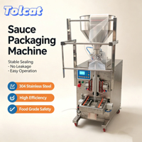 Máquina Envasadora de Salsas, Equipo de Llenado y Sellado para Pequeñas Fábricas, Producción de Bolsas de Pasta de Chile, Salsa de Tomate, Miel y Crema