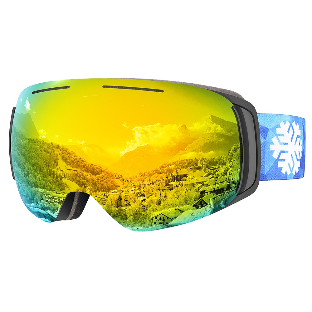 Профессиональные лыжные очки на заказ, дизайнерские Магнитные очки с блокировкой, очки для сноуборда, очки для катания на лыжах, спортивные очки