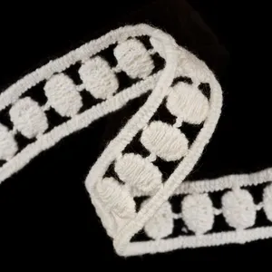 신상품 레이온 코튼 에지 1.6cm 레이스 트림 여성용 DIY 잠옷 스카프 모자 의류 액세서리
