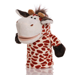 Vente en gros d'animaux de dessins animés jouets en peluche ours singe lion grenouille rabbin marionnettes maternelle parent-enfant interactif coton PP - Product Image 6