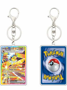 PTCG Baokemeng English SV8a-Moon <span class=keywords><strong>Ibrahim</strong></span> Portachiavi in Acrilico Personalizzabile con Sfera Poke Animata Giapponese, Ciondolo per Borsa, Regalo - Product Image 4