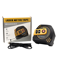 Ruban laser de qualité professionnelle, ruban à mesurer numérique longue portée de 80 m pour l'inspection technique