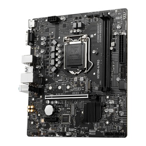 Carte mère MSI H510M-A PRO H510 DDR4 S-ATA 600 MicroATX Gen4 prise en charge du jeu de puces 64 bits Windows 10 - Product Image 4