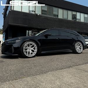 LSGZL Roue forgée personnalisée polie 18 19 20 21 22 24 26 pouces Roue multi-rayons 5x114.3 5x112 5x120 5x130 pour Audi Rs6 - Product Image 4