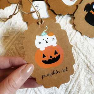 Personalizzato Halloween divertenti carte aliene fustellanti a tema Halloween stampa a colori per l'abbigliamento - Product Image 2