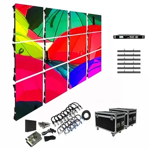 Pantalla LED <span class=keywords><strong>de</strong></span> <span class=keywords><strong>Video</strong></span> a Todo Color HD, Impermeable IP20, <span class=keywords><strong>de</strong></span> Aluminio Fundido a Presión, para Publicidad en Interiores y Exteriores, en <span class=keywords><strong>Alquiler</strong></span> - Product Image 1