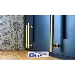 Armoire de cuisine moderne de style américain personnalisée, laque moderne, design shaker américain, bleu, pas cher - Product Image 5