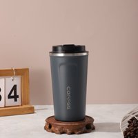 Gobelet de voyage écologique en acier inoxydable 304 de qualité alimentaire de 17oz tasse à café à isolation thermique avec couvercle affichage de la température par LED