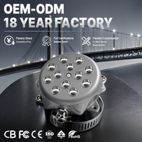 Lumière ponctuelle LED DMX512 RGBW DC24V avec fixation par câble, support métallique, fixation sur pont, câble extérieur, éclairage pixel