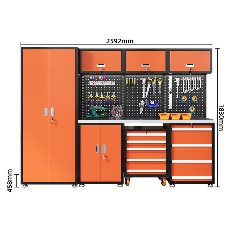comptoir orange-inox-4