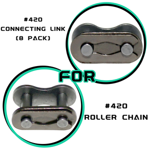 <span class=keywords><strong>420</strong></span> cadena de eslabones Master Link acero al carbono resistente para 50cc 70cc 90cc 110cc 125cc Dirt Bike Quad Buggy Mini Bike Pit Atv Scooter - Product Image 2
