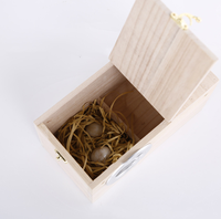 Boîte d'élevage pour perruches, abri d'intérieur en bois pour perruches, nid de perroquet, couveuse, fournitures pour animaux domestiques