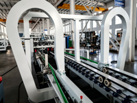 Machine automatique à grande vitesse pour le pliage, le collage et la couture de boîtes en carton ondulé 2800