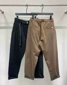Pantalones Casuales para Hombre, Color Negro Café Oscuro, Estilo Retro, Lavado Intenso, Marca de Moda, Pantalones Largos Holgados y Rectos para Hombre, Primavera - Product Image 3