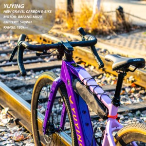 Bicicleta Eléctrica de Alta Calidad de 36 V y 15 A, con Ruedas de 700C, Cuadro de Fibra de Carbono, para Recorridos Largos por la Ciudad, Batería de Litio, 45 km/h, Ligera - Product Image 1