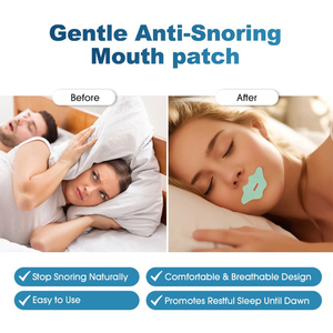 Autocollants de bouche de qualité supérieure pour dormir arrêter de ronfler naturellement confortable utilisation nocturne bandes de bouche - Product Image 2