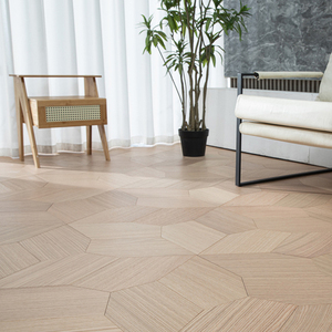 Parquet en bois AVANTIMORA EN717-1, pressé à chaud, qualité asiatique AB, 15 mm, multicouche, noyer noir, rainuré et langueté, pour bureaux et bâtiments - Product Image 1