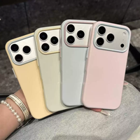 Nouvelles Couleurs Tendance : Coque pour iPhone 18 17 Pro Max avec Protection d'Objectif, Protection Complète de l'Appareil Photo, Antichoc, Housse Arrière Protectrice