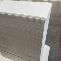 Feuilles de papier couché PE brillant, matière première vierge pour impression offset, imperméables, taille personnalisée, pour gobelets en papier