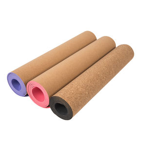 Tapis de yoga écologique en TPE de marque privée, liège, yoga mat - Product Image 1