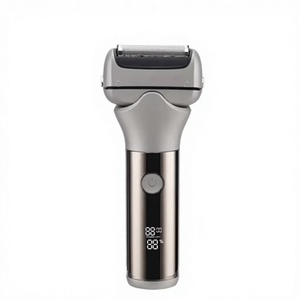 Afeitadora Eléctrica Reciprocante para Hombre, Impermeable, para Afeitado en Seco, con Recortador Desplegable y Pantalla LED - Product Image 1