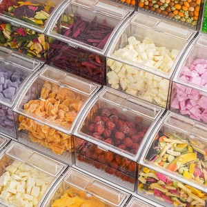 Châu Âu-phong cách số lượng lớn Acrylic hiển thị thực phẩm lưu trữ <span class=keywords><strong>container</strong></span>/hộp/Thùng pp tiêm kỹ thuật Pick mix cho Ngũ Cốc Hạt - Product Image 6
