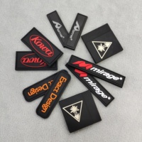 Bas quantité minimale de commande en gros 3D marque Designer étiquette en caoutchouc Logo personnalisé Silicone PVC patchs pour vêtements