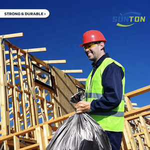ถุงขยะพลาสติก PE แบบมีก้นข้าง แข็งแรง ทนทาน รีไซเคิลได้ พร้อมพิมพ์กราเวียร์ สำหรับใช้ในซูเปอร์มาร์เก็ตและงานนิทรรศการ - Product Image 3
