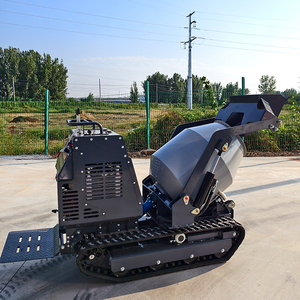 Pengiriman Gratis Mini <span class=keywords><strong>Concrete</strong></span> Mixer Dumper Pump Motor Hidrostatis Beroda Rantai 2M/Jam Efisiensi Tinggi Bersertifikasi AIDE CE EURO5 15kW - Product Image 5
